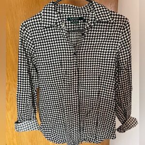 Lauren Ralph Lauren Houndstooth Button Down